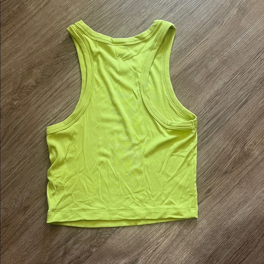 Neon green aritzia honor tank - Picture 2 of 2